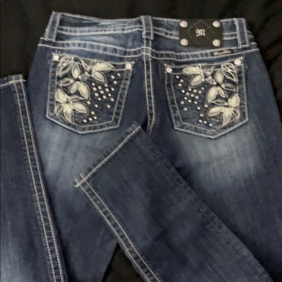 Miss Me Dark Wash Skinny Jeans - Picture 1 of 1